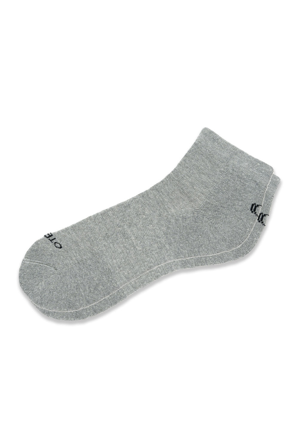 Basic Quarter Socks Heather Grey Pack of 3