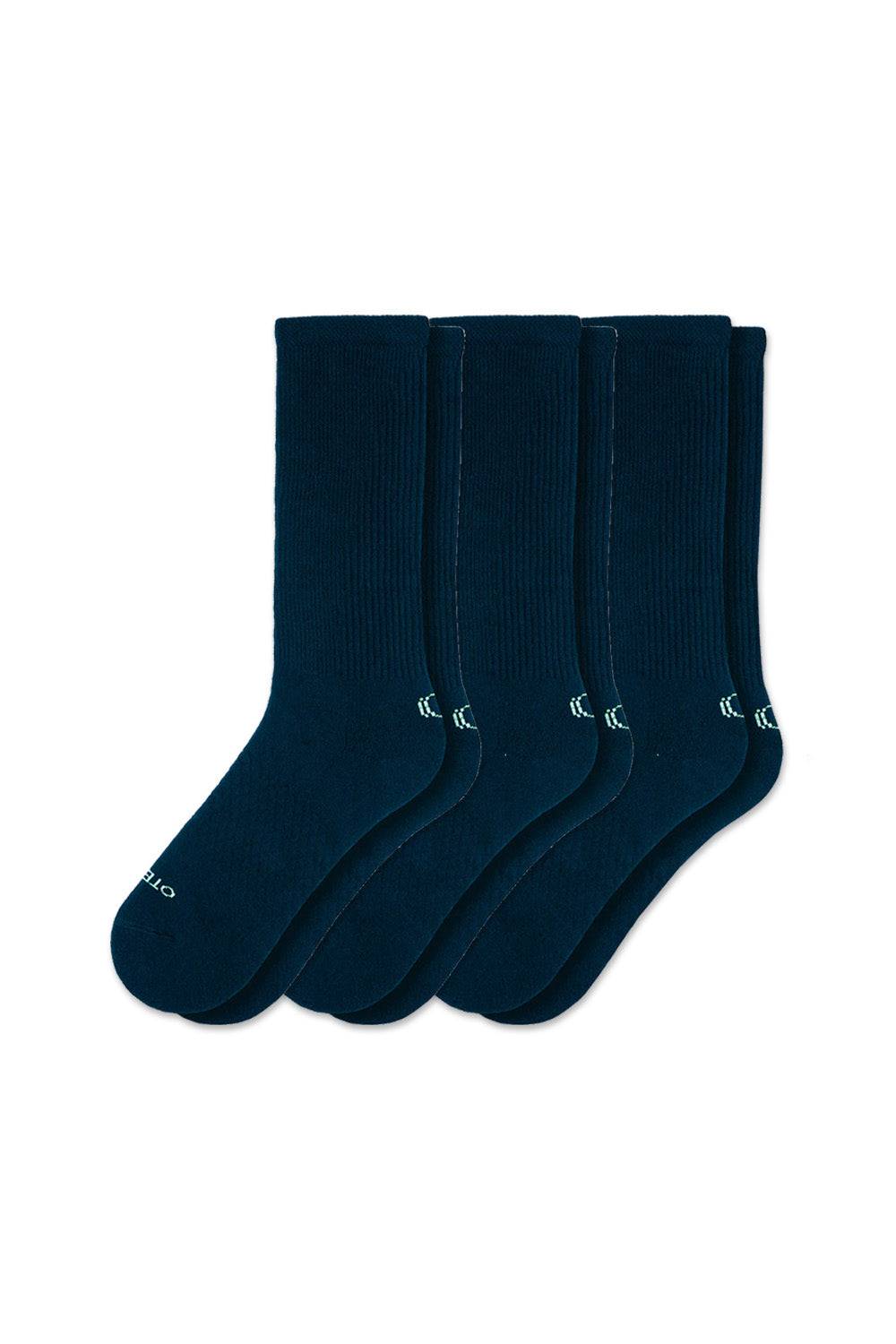 Basic crew Socks Strom Blue Pack of 3
