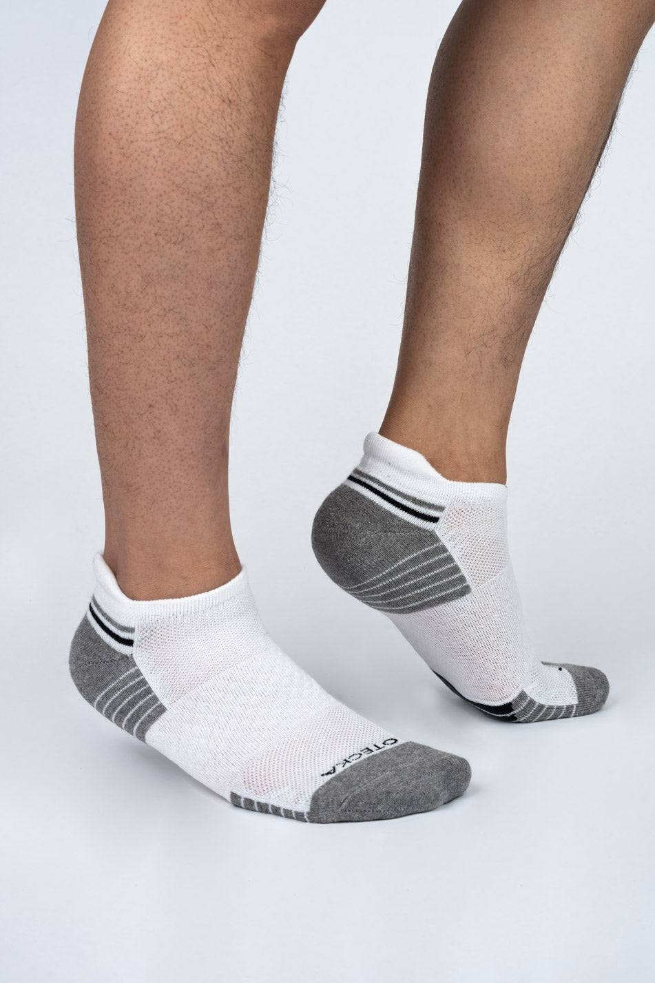 Performance Ankle Socks White Pack of 3
