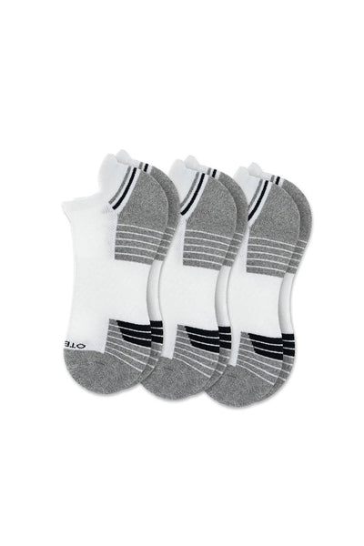 Performance Ankle Socks White Pack of 3