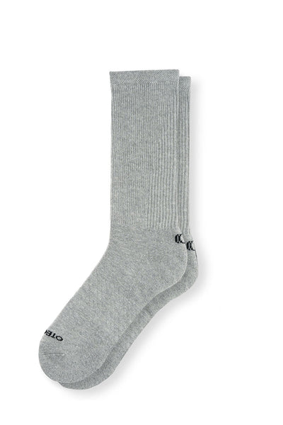 Basic Crew Socks Heather Grey Pack of 3